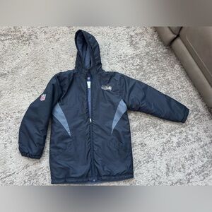 Seattle Seahawks NFL On-Field Youth Winter Jacket Coat – Size XL (18/20)